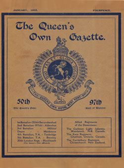 queen's own royal west kent gazette