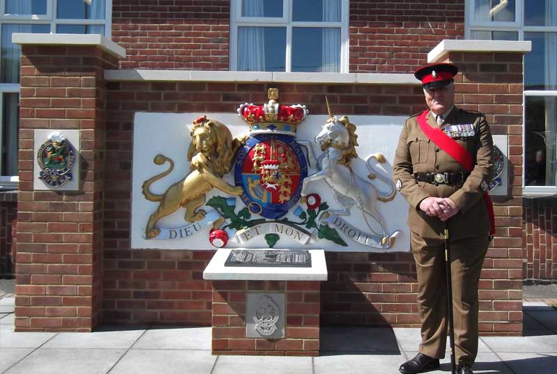 Queen's Regiment Memorial Wall