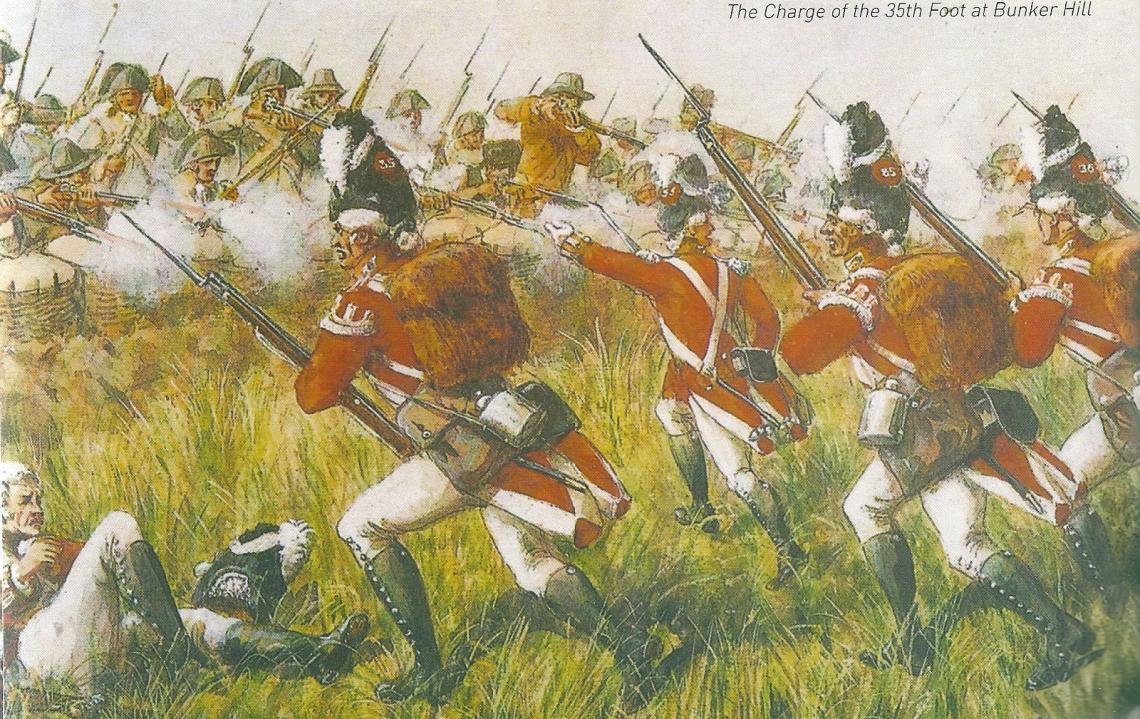 The Charge of the 35th at Bunker Hill