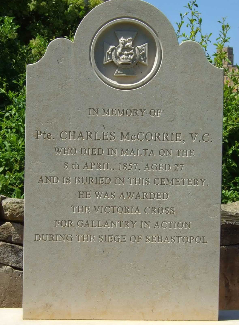 Pte Charles McCorrie VC