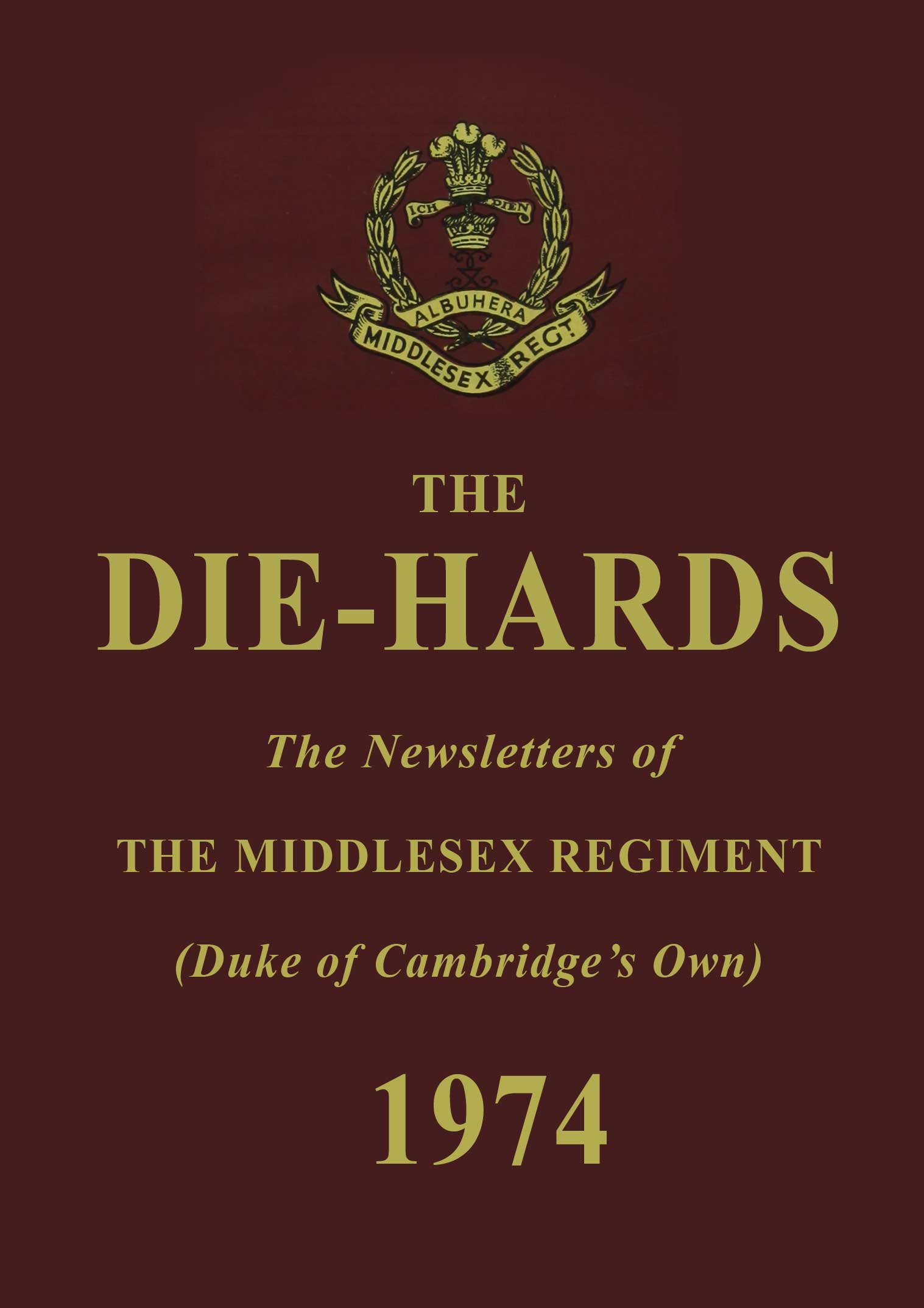 Die-Hards Newsletter March 1974