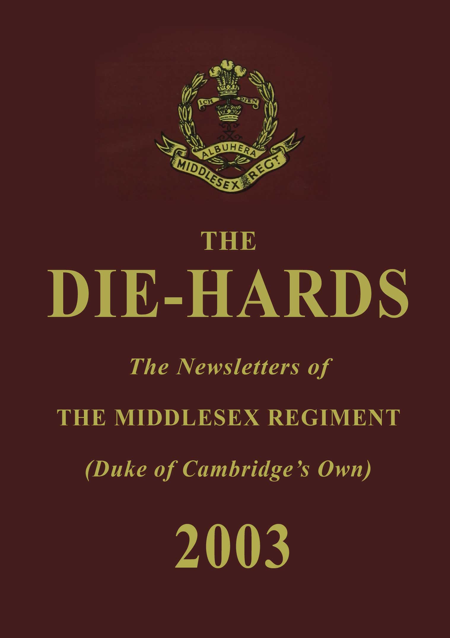 Die-Hards Newsletter June 2003