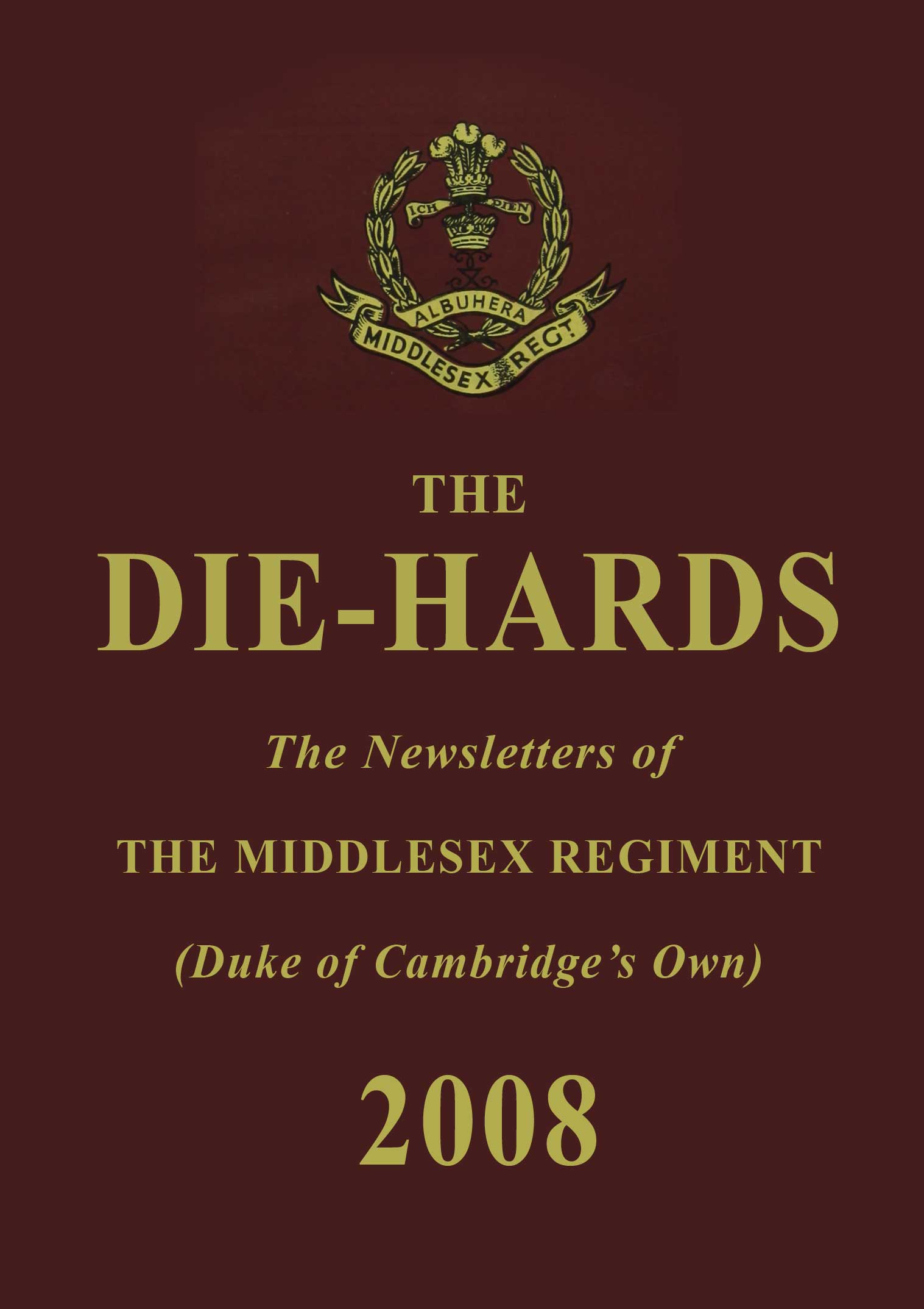 Die-Hards Newsletter Spring 2008